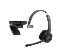 Headset 722 - Micro-casque - sur-oreille - Bluetooth - sans fil - noir de charbon - Cisco Webex Certified