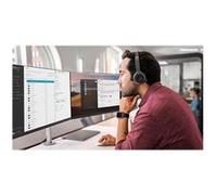 Cisco Headset 730 - Micro-casque - sur-oreille - Bluetooth - sans fil - Suppresseur de bruit actif - noir de charbon - avec support de chargement - pour Cisco DX70, DX80; IP DECT Phone 6825; IP Phone