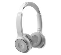 Cisco Headset 730 - Micro-casque - sur-oreille - Bluetooth - sans fil - Suppresseur de bruit actif - platine - avec support de chargement - pour Cisco DX70, DX80; IP DECT Phone 6825; IP Phone 88XX; Un