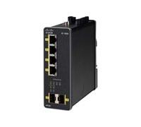 Cisco Industrial Ethernet 1000 Series - Commutateur - Géré - 4 x 10/100/1000 (PoE+) + 2 x 1000 Base-X SFP (liaison montante) - Montage sur rail DIN - PoE+ - Tension CC