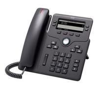 Cisco Téléphone VoIP IP Phone 6851 – SIP, SRTP, 4 lignes – Charbon