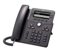Cisco Téléphone VoIP IP Phone 6851 – SIP, SRTP, 4 lignes – Charbon