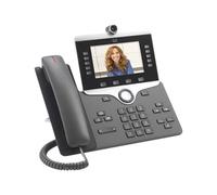 Cisco IP Phone 8845 - Visiophone IP - avec appareil photo numérique, Interface Bluetooth - SIP, SDP - 5 lignes - Charbon - Conformité TAA