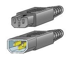 Cisco Jumper - câble d'alimentation - IEC 60320 C15 pour IEC 60320 C14 - 69 cm