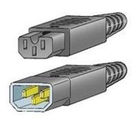 Cisco Jumper - Câble d'alimentation - IEC 60320 C15 pour IEC 60320 C14 - 69 cm - pour Catalyst 9200L, 9300L; MDS 9020, 9120, 9140, 9216, 9216A, 9216i G