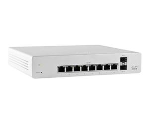 Cisco Meraki Cloud Managed MS220-8P - Commutateur - Géré - 8 x 10/100/1000 (PoE+) + 2 x Gigabit SFP - de bureau - PoE+ (124 W)