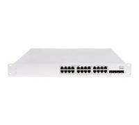 Cisco Meraki MS150 24T-4G - Commutateur - Géré - 24 x 10/100/1000 + 4 x Gigabit SFP - Montable sur rack - pour P/N: MA-CBL-100G-1M, MA-CBL-100G-3M, MA-CBL-100G-50CM, MA-SFP-10GB-ER, MA-SFP-10GB-ZR G
