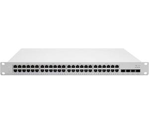 Cisco Meraki MS225-48FP - Switch di rete GbE PoE+ 740W a 48 Porte ad alte prestazioni Con 4 Uplink SFP+ 10GbE, Stacking, Layer 3 e gestione RJ45 - A90-58000-C