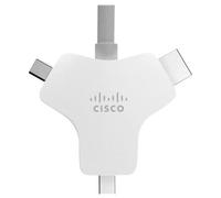 Cisco Câble multi-connecteurs 4K USB-C HDMI Mini DisplayPort 9 m Argent
