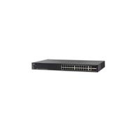 Cisco SF550X-24P-K9 Géré L3 Fast Ethernet (10/100) Noir 1U Connexion Ethernet, supportant l'alimentation Via ce Port (PoE)