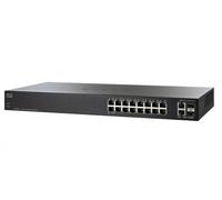 Cisco 250 Series SG250-18 - Commutateur - C3 - intelligent - 16 x 10/100/1000 + 2 x combo Gigabit Ethernet / SFP Gigabit - Montable sur rack