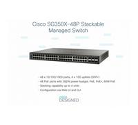 Cisco SG350X-48P PoE/GE/XG/MAN/48 | 16x UPoE, 32x PoE+, PoE-Budget 382W