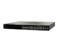 Cisco Small Business Managed Switch SFE2000P Commutateur Géré 24 x 10/100 + 2 x SFP Gigabit combiné + 2 x 10/100/1000 Montable sur rack PoE