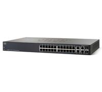 Cisco Small Business SF300-24 - Commutateur - C3 - Géré - 24 x 10/100 + 2 x SFP Gigabit combiné + 2 x 10/100/1000 - de bureau