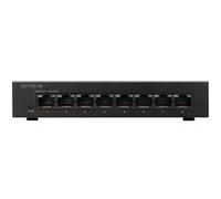 Cisco Commutateur non géré SG110D-08 – 8 ports Gigabit 10/100/1000 – bureau/mural – Tension CC