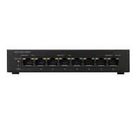 Cisco Commutateur non géré SG110D-08HP avec 8 Ports Gigabit Ethernet (GbE) plus 32 W PoE, protection à vie limitée (SG110D-08HP-EU)