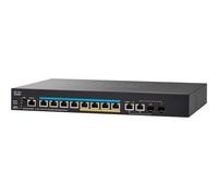 Cisco Small Business SG350X-8PMD - Commutateur - Géré - 8 x 10/100/1000/2.5G (PoE+) + 2 x 10 Gigabit Ethernet / 10 Gigabit Ethernet SFP+ - Montable sur rack - PoE+ (240 W)