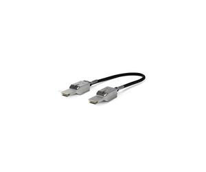 Cisco STACK-T4-3M= Câble 3m InfiniBand Mâle/Mâle Noir/Gris - Protocole InfiniBand, 1 pièce, Poids 500g - Code SH 85447000