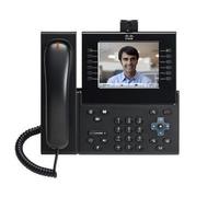 Cisco Unified IP Phone 9971 Slimline - Visiophone IP - IEEE 802.11b/g/a (Wi-Fi) - SIP - multiligne - gris charbon