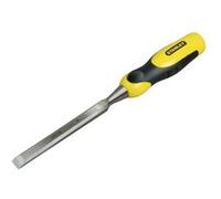 Stanley Ciseau à bois 0-16-873 manche bi-matière 12x125 mm longueur totale 310 mm