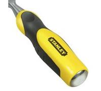 Ciseau à bois manche bi-matière 28 x 150mm longueur totale 340mm - STANLEY - 0-16-889 G