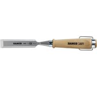 Ciseau à bois, manche en bois, anneau en acier nickelé, 38 x 140 mm Bahco 425-38