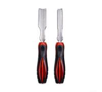 Ciseau à pour bois Angle 9mm Acier 65# Manche Ergonomique Ciseau(16mm) | Acier 65# pour durable, lame 9mm affûtée, manche bi-matière, pour idéal mortaises, nette éclats