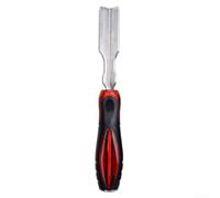 Ciseau à pour bois Angle 9mm Acier 65# Manche Ergonomique Ciseau(9mm) | Acier 65# pour durable, lame 9mm affûtée, manche bi-matière, pour idéal mortaises, nette éclats