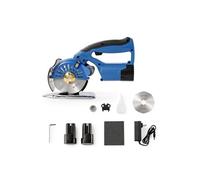 Ciseau Couture Electrique Coupe-Tissu Rotatif sans Fil Vitesses Réglables 150W