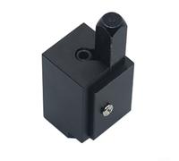 Ciseau d'angle pour menuiserie pour charnières carrées, serrures de porte, outil de sculpture à angle droit avec ressort de couleur noire