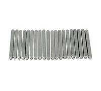 Ciseau d'enclume de Bijoux en Métal, Ensemble de Poinons en Acier au Carbone, Poinon en Acier au Carbone pour la Fabrication De Bijoux(20× Quality Chisel)