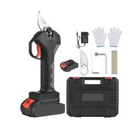 Ciseau électrique sans fil 21V, Rechargeable, ciseaux de jardin, taille de branches d'arbre avec diamètre de coupe de 30mm(2 Batteries)