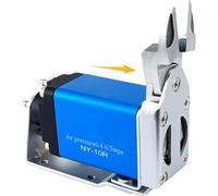 Ciseau Pneumatique à Micro-déplacement, Course de Découpe Réglable et Tête de Lame Remplaçable, pour Coupe Flush de Plastique PP PVC, Corps en Alliage d'Aluminium, Outil Industriel,NY-10R