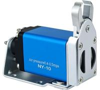 Ciseau Pneumatique à Micro-déplacement, Course de Découpe Réglable et Tête de Lame Remplaçable, pour Coupe Flush de Plastique PP PVC, Corps en Alliage d'Aluminium, Outil Industriel,NY-10