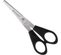 Ciseaux 5"" (12,7 Cm) NoirCiseaux De Bureau Avec Poignées En Plastique NoirLame Extra-Tranchante,Acier InoxydableE-31150 00