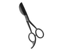 Ciseaux à Applique en Forme de Bec de Canard, Ciseaux Miniatures à Poignée Droite pour Tricot, Couture, Travaux d'Aiguille, Coupe Précise- Noir