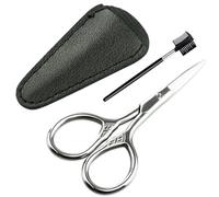Ciseaux à barbe, moustache, ciseaux en acier inoxydable, ciseaux de soin pour homme, moustache, barbe, ciseaux à cuticules pour sourcils, cils, nez, cheveux