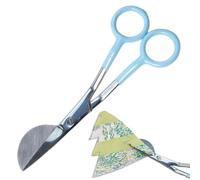 Ciseaux À Bec De Canard - Lames En Acier Inoxydable, Poignée Coudée, Pagaie Forme Conception Ergonomique | Tapis Touffetage Garniture Machine Broderie Courtepointe D'artisanat Tissu D'art