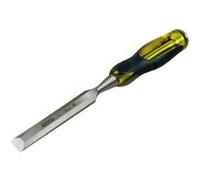 Stanley – Ciseau à bois 0-16-258 FATMAX 18 mm – Indémanchable, Lame EN31, Poignée bi-matière
