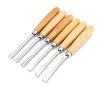 Ciseaux à Bois, 6pcs Ciseaux à Main à Bois Professionnels Outils de Sculpture sur Bois Bricolage pour Menuisiers, Sculpteurs, Artistes