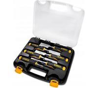 DeWalt Ciseaux à bois DWHT16852-9 Noir Jeu de 6