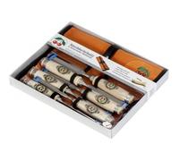 Ciseaux à bois - Kirschen - 1171000 - Manche en bois de hêtre - Jeu de 6 - Biseautés