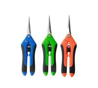 Ciseaux à bonsaï en métal, outils de jardinage, outil de taille, coupe-main, cueillette de fruits, mauvaises herbes domestiques en pot, 1 pièce(Blue)