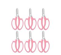 Ciseaux à bonsaï professionnels, ciseaux de jardin, ciseaux à fleurs professionnels, poignée confortable, cisaille de taille(Pink6)