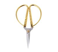 Ciseaux à bonsaï sculptés en forme de dragon doré avec poignée en métal pour arranger des fleurs 135 mm