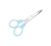 Ciseaux à bouts ronds 13 cm bleu