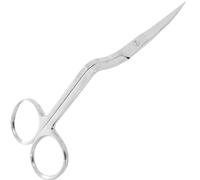 Ciseaux à broder doublement incurvés - Accessoire de broderie en acier inoxydable pour tous les travaux de broderie