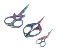 Ciseaux À Coudre En Acier Inoxydable, Pointe Tranchante, Classique, Grue, Guitare, Feuilles Creuses, Design, Ciseaux, Ciseaux, Outils De Bricolage, 3 Pièces