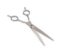 Ciseaux à coupe droite pour coupe de lapin, conception ergonomique, lame tranchante, coupe pour animaux de compagnie, ciseaux à coupe droite, matériau en acier inoxydable, coupe de cheveux