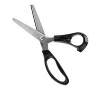 Ciseaux à cranter, tissu décoratif rond/triangle dentelé bord festonné ciseaux à cranter ciseaux tondeuse pour papier de vêtements en cuir (7mm)